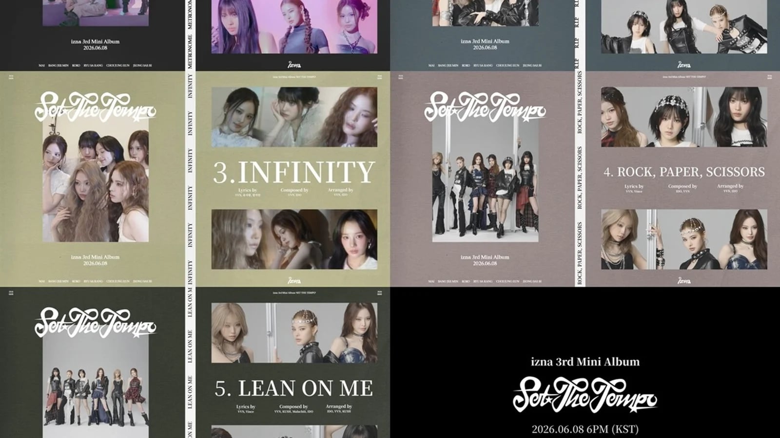 izna(이즈나), 미니 3집 'SET THE TEMPO' 하라메 공개!