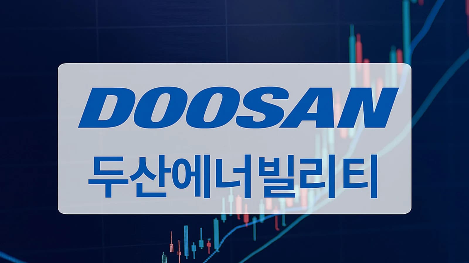 Doosan Enerbility Rebounds Over 3%... Investors Focus on Recovery of '70,000-bility'