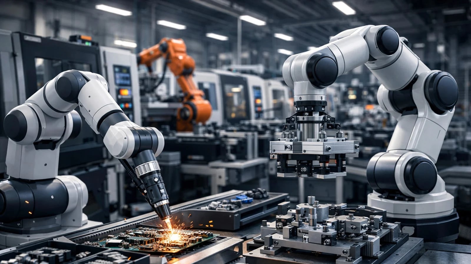 Robot Stocks Take a Breather Ahead of Jensen Huang's Visit to South Korea... Doosan Robotics Plunges 15% as Sector Sees Widespread Correction