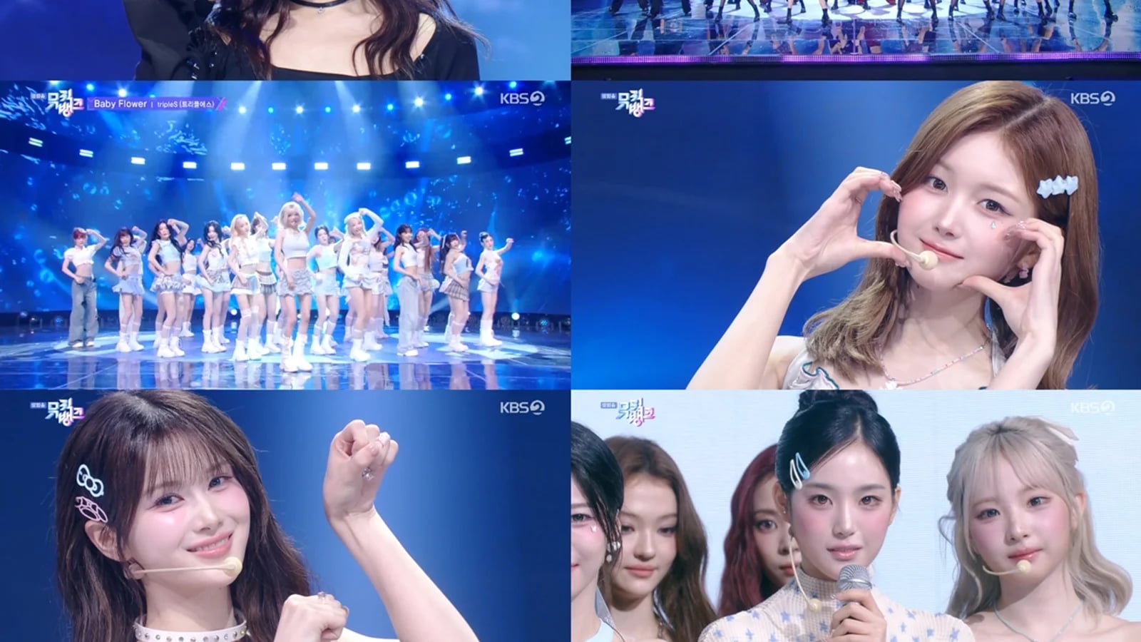 TripleS's 'Baby Flower' Takes 1st Place on 'Music Bank'... Achieves Double Crown on Music Shows