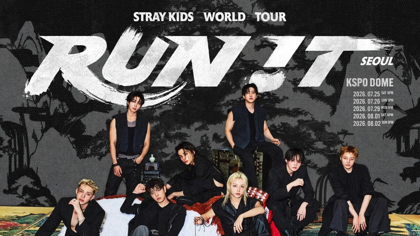 Stray Kids to Launch World Tour 'RUN IT' in July... 'First Foreign Male Artist at Japan National Stadium'