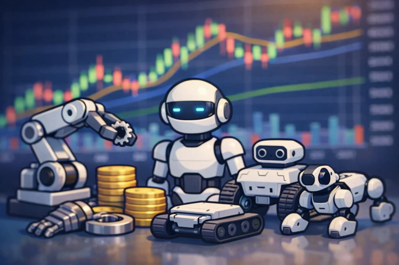 Robot Stocks Show Divergence by Sector... Angel Robotics Hits Upper Limit, Hyundai Movex Strong vs. Doosan Robotics and Rainbow Robotics Weaken