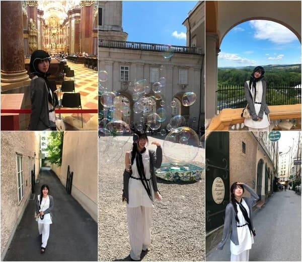 Song Sui radiates pure beauty in Vienna... Fans marvel at recent update saying, "Thought it was a photoshoot"