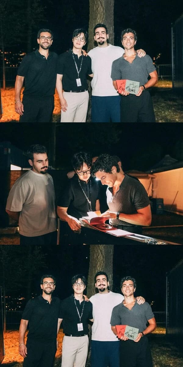 La Poem's Choi Sung-hoon Meets World-Renowned Group Il Volo... Gifts 'ALIVE' Album — 'We Must Perform Together'