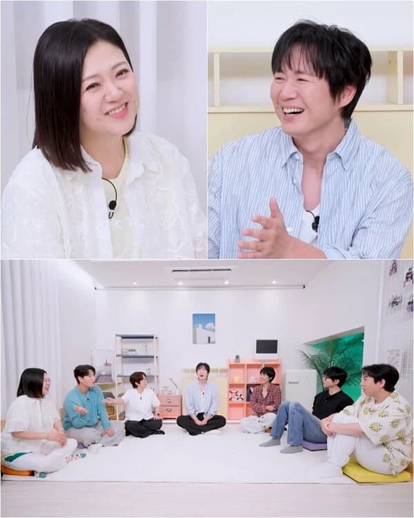 Kim Sook: "I was Yeon Jung-hoon's first kiss scene partner, before Han Ga-in"... His wife Han Ga-in's first kiss partner was Yoo Jae-suk ('Problem Child in the Rooftop Room')