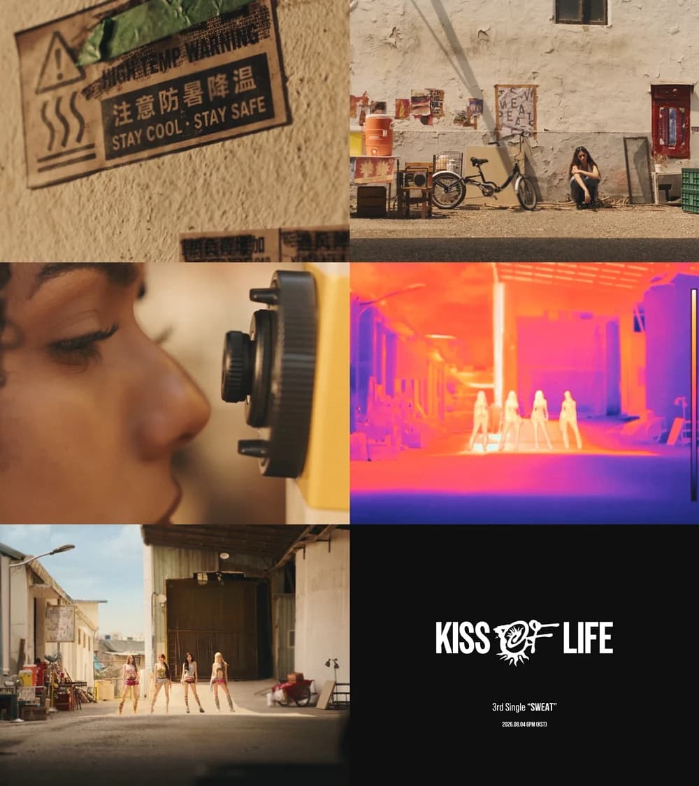 KISS OF LIFE Confirms Comeback on August 4... Third Single 'SWEAT' Trailer Released