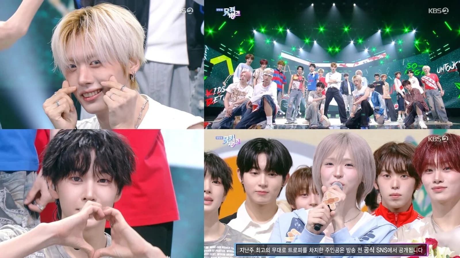 idntt Takes First Place on 'Music Bank' with 'Kids Return'... Aiming for the Top of Terrestrial Broadcast