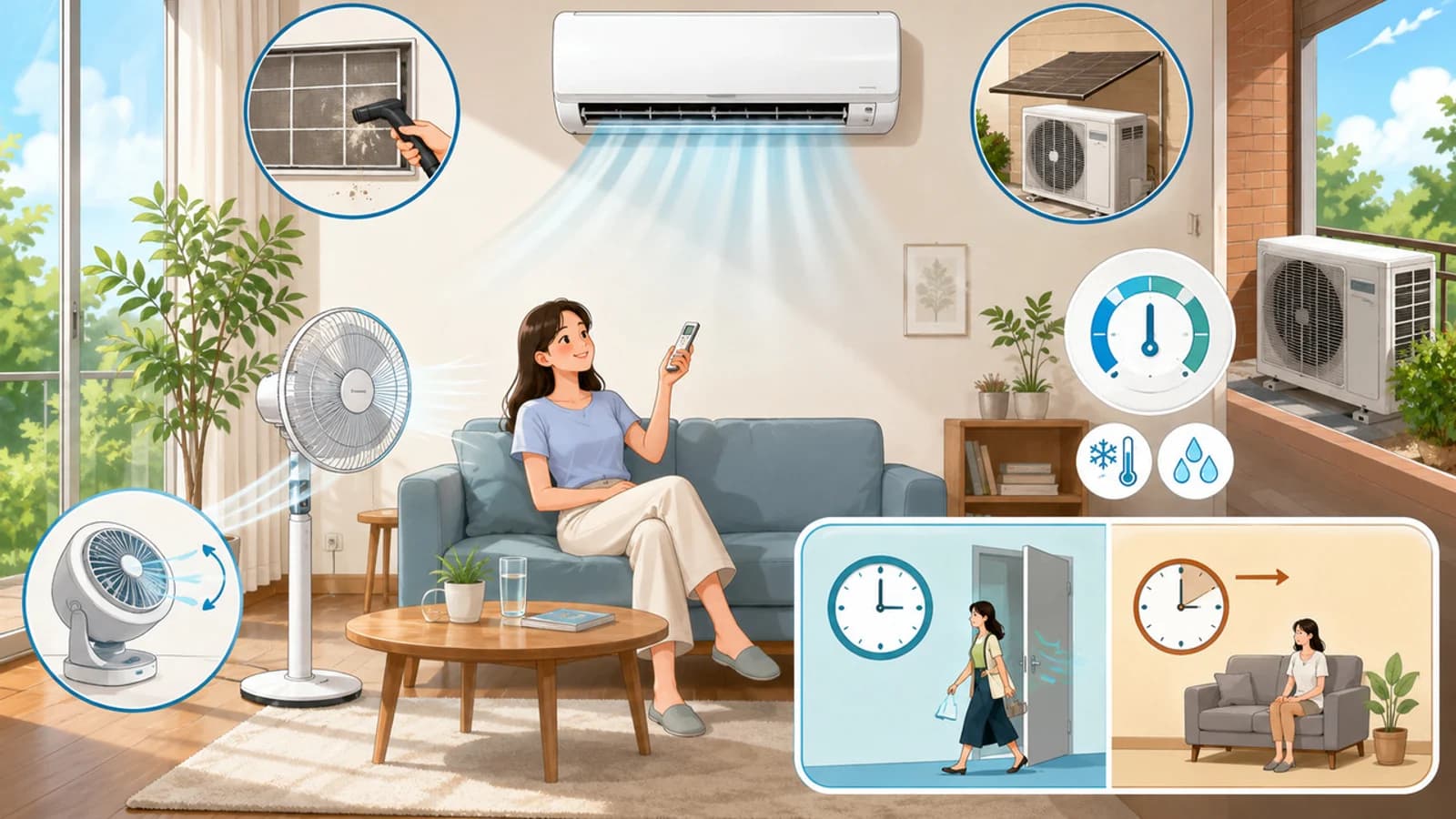 Key to Saving on Summer Air Conditioner Electricity Bills Lies in 'Outdoor Unit Operating Time'... Saving Tips for Inverter and Constant-Speed Models
