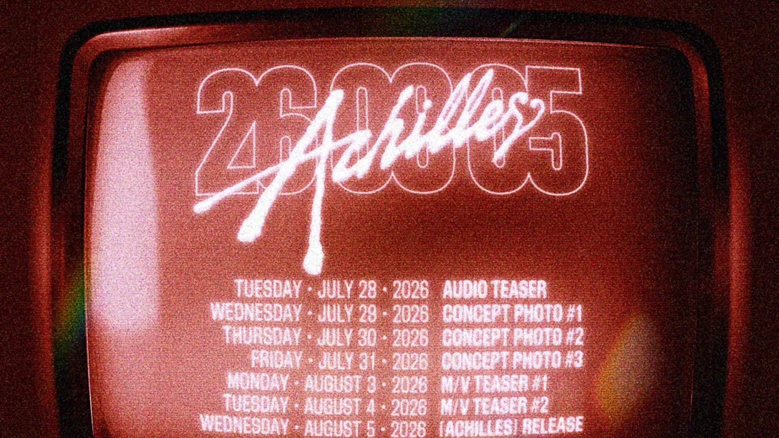 NOWZ Releases Comeback Teaser Scheduler for New Single 'Achilles'... 80s Movie Poster Concept Exudes 'Retro Vibe'