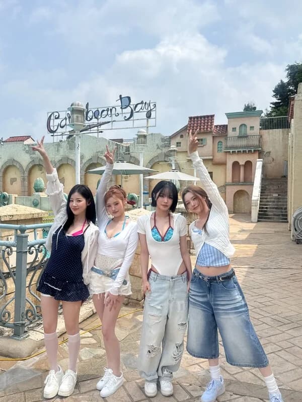 FIFTY FIFTY Receives Acclaim for Live Performance at Caribbean Bay Water Music Pool Party... Vocal Skills Proven with 'Genie Magic' Encore