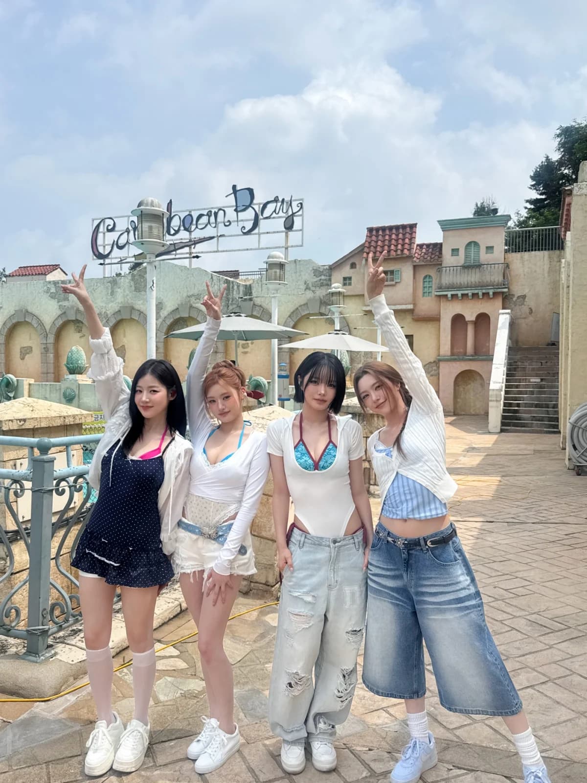 FIFTY FIFTY Takes Stage at Caribbean Bay Water Music Pool Party... Crowned 'Summer Fairy' With Captivating Live Performance