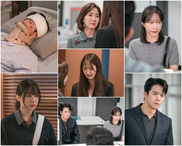 KBS 2TV 'Love Is on Its Way' Kim Mujin and Han Gyurim Reunite at a Police Station After 8 Years Following an Unexpected Accident... Cold Gazes ('Episode 4')
