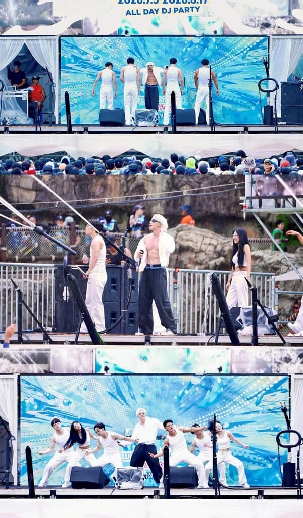 Wonho Delivers Water Bomb Performance at Caribbean Bay's 'Water Music Pool Party'... Sets Off for 'WATERBOMB KAOHSIUNG 2026' in September