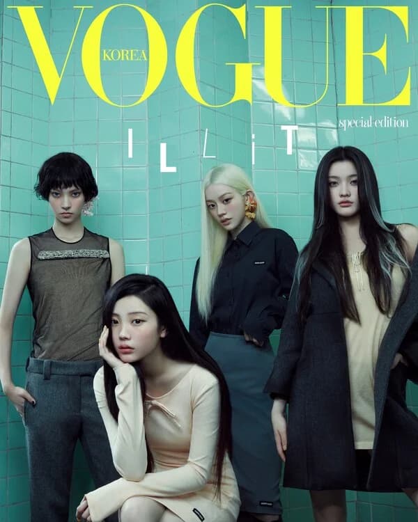 ILLIT Graces Miu Miu × Vogue Korea Digital Cover... Enters Upper Ranks of Japan's Oricon Chart in 'Korea-Japan Simultaneous Success'