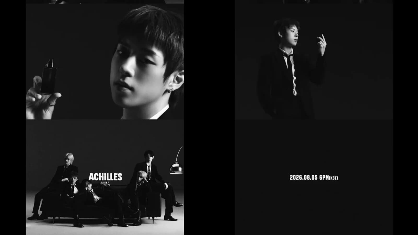 NOWZ, D-1 Until 'Achilles' Comeback... All-Black 'Zero Sexy' Transformation