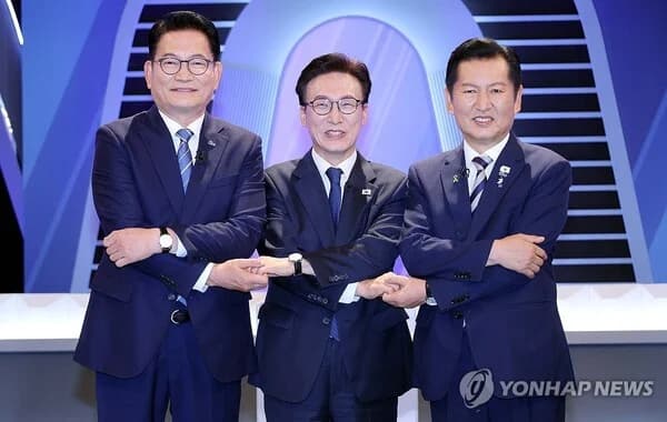 Song Young-gil, Jung Chung-rae, and Kim Min-seok to Hold First TV Debate at KBC Gwangju Broadcasting on the 10th... All-Out Battle for Honam Votes