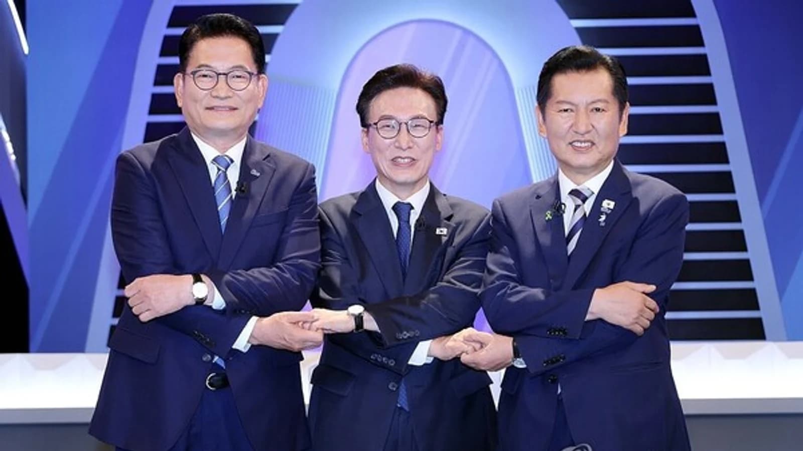 Song Young-gil, Jung Chung-rae, and Kim Min-seok to Hold First TV Debate at KBC Gwangju Broadcasting on the 10th... All-Out Battle for Honam Votes