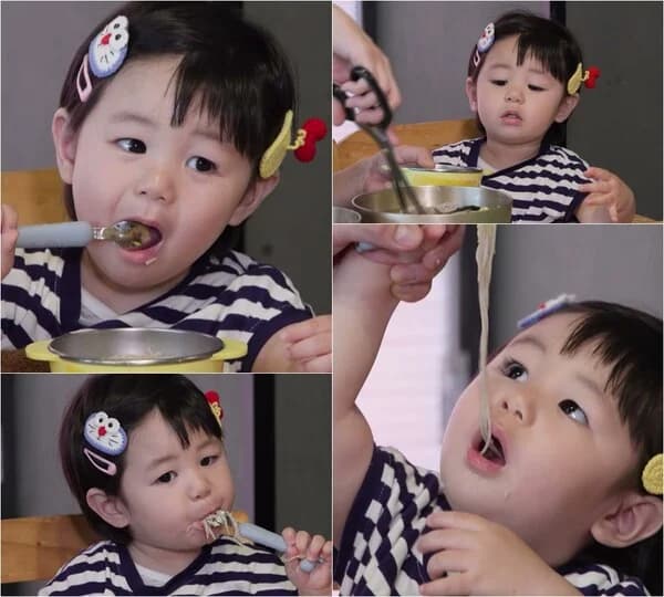 "The Return of Superman" Shim Hyung-tak: "First time seeing this"... Son Haru attempts Pyongyang cold noodles for the first time and does a "self-refill"