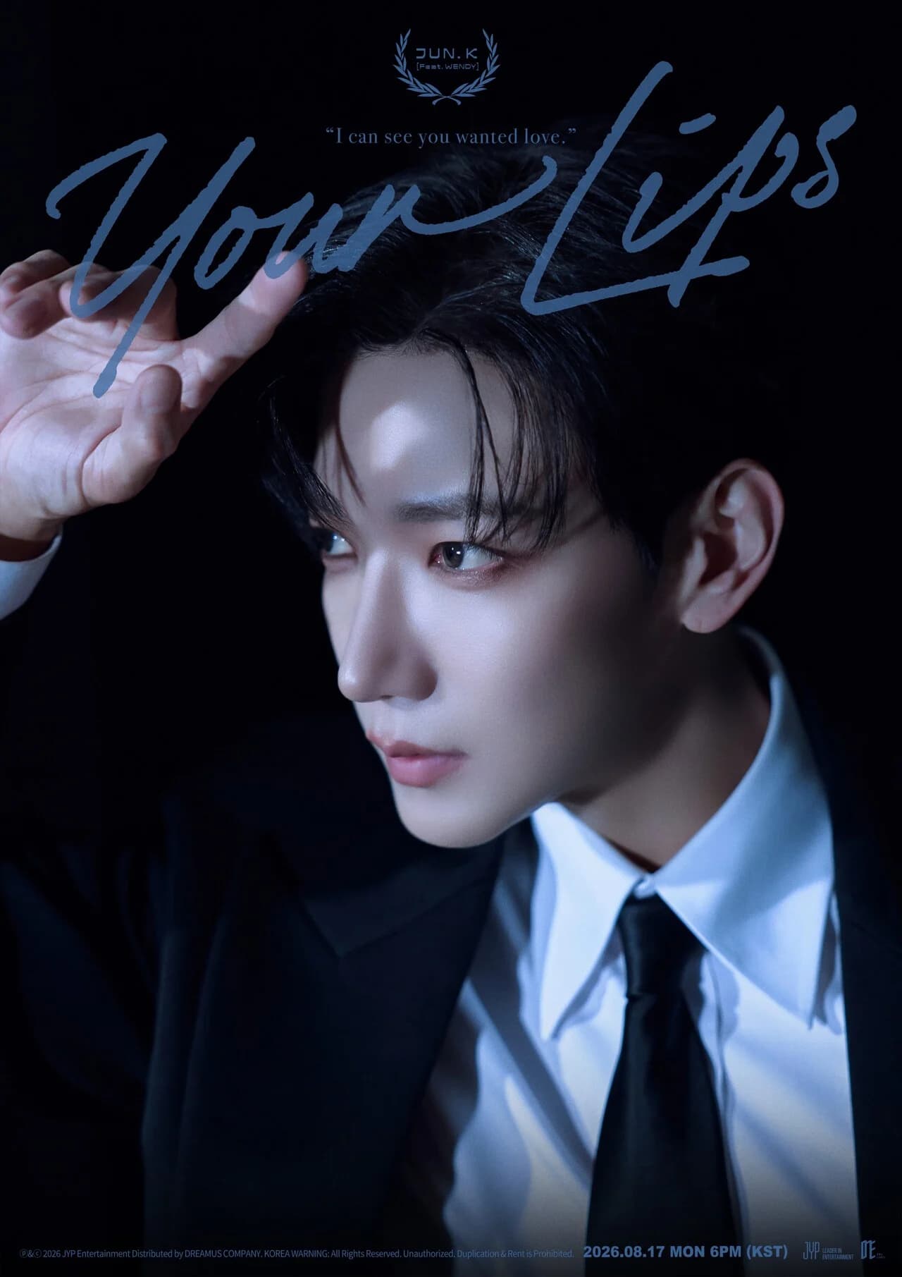 2PM's JUN. K to Release New Single "Your Lips" Featuring Red Velvet's Wendy on the 17th at 6 PM