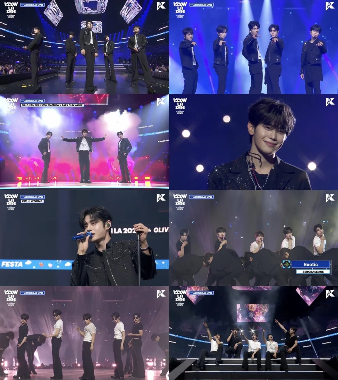 ZEROBASEONE Headlines 'KCON LA 2026'… First Performance of 6th Mini Album Track 'Exotic' Unveiled