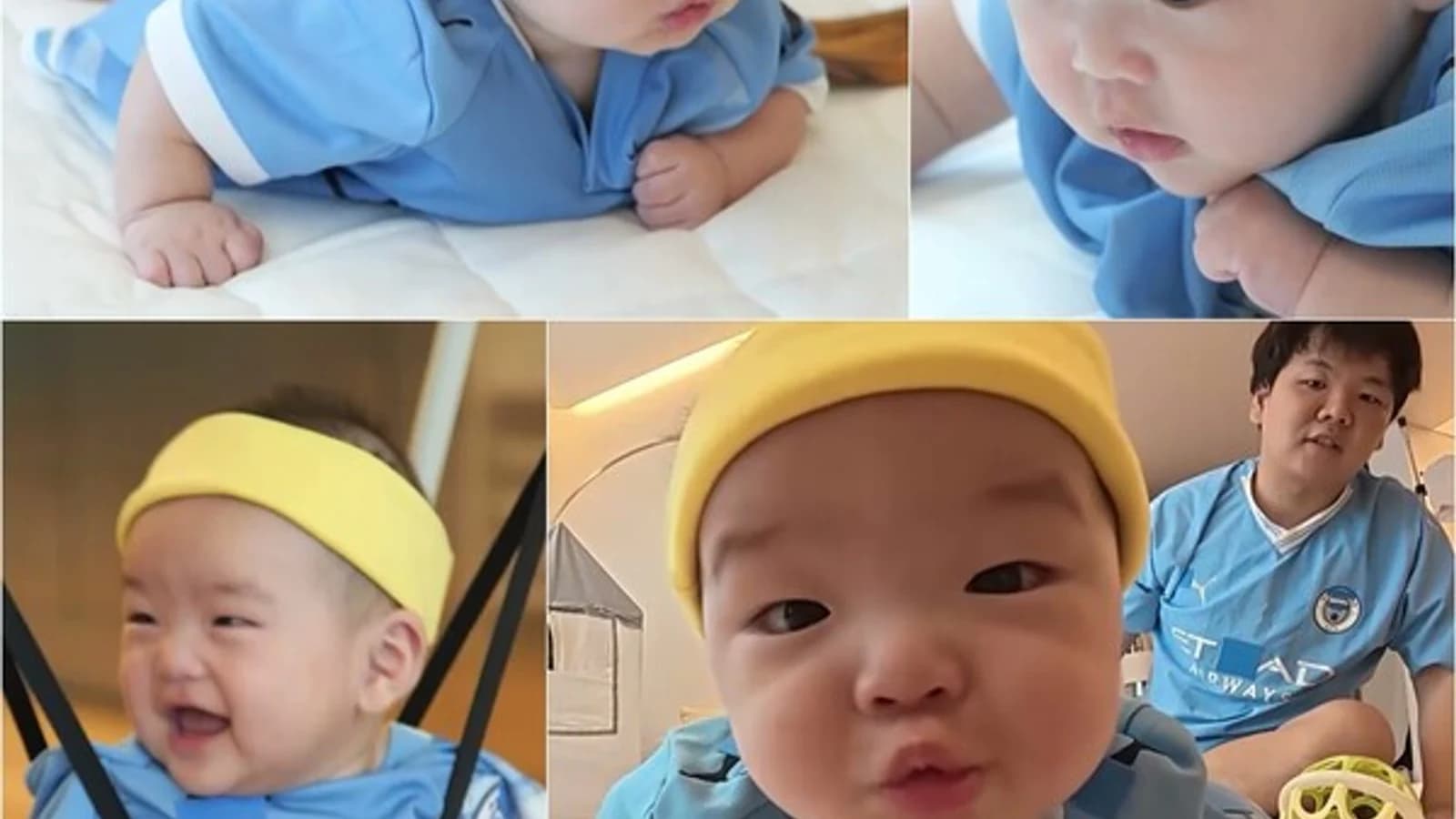 'The Return of Superman's' Taesan Attempts Youngest-Ever Crawling at 140 Days Old... KwakTube "Amazed by His Growth Speed"