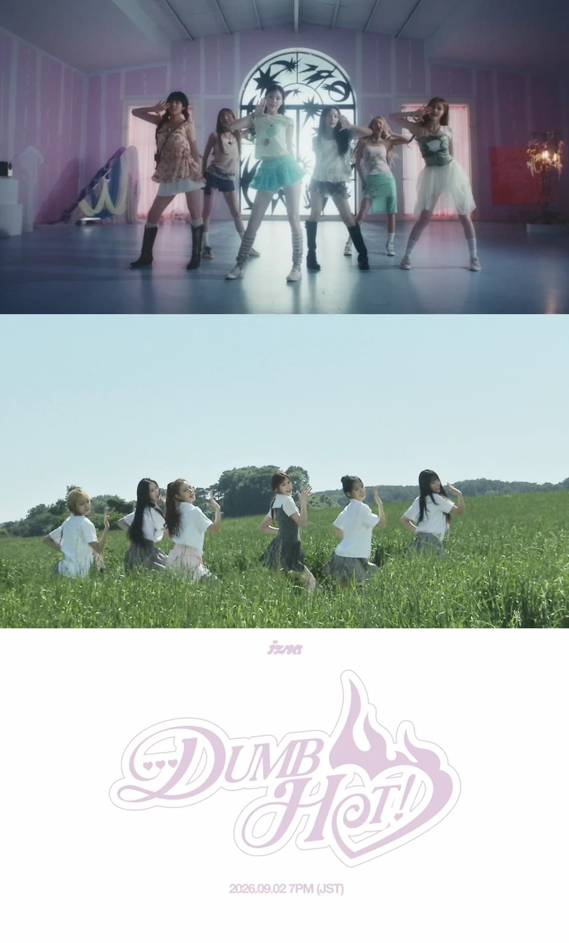izna Reveals Second Teaser for MV of 'DUMB HOT!' from Japan Debut Mini Album 'HANDLE WITH CARE'