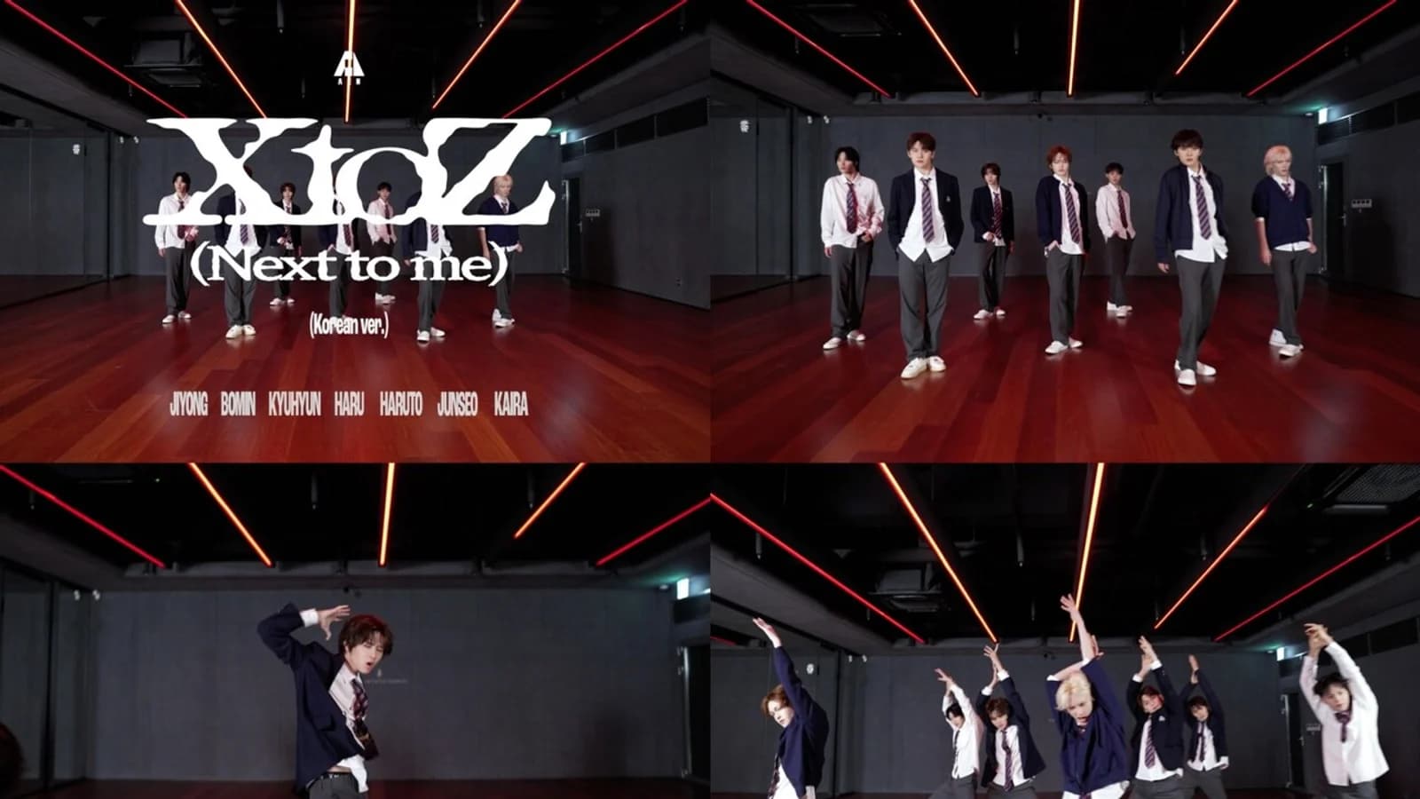 Korea-Japan Joint Global Boy Group AEN Releases Moving Dance Video for Debut Track 'X to Z,' Proving Itself a 'Performance Rookie' with Sharp Synchronized Choreography