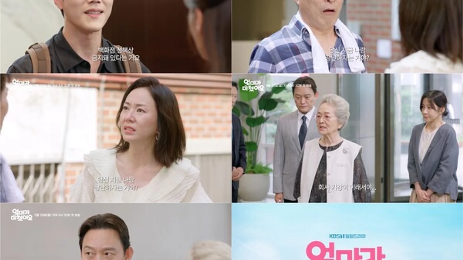 KBS 1TV's 'My Mom Is Crazy' Premieres September 28 at 8:30 PM… A Daily Family Drama Depicting Two Mothers' Conflicts and Growth