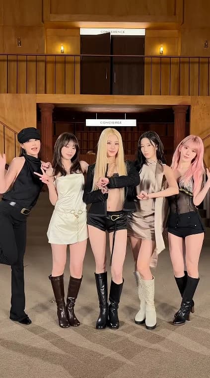 LE SSERAFIM's Presence Sharpens Through the Dance of Five Members... Eyes on a Ranking Climb from 18th at the Netizens' Awards