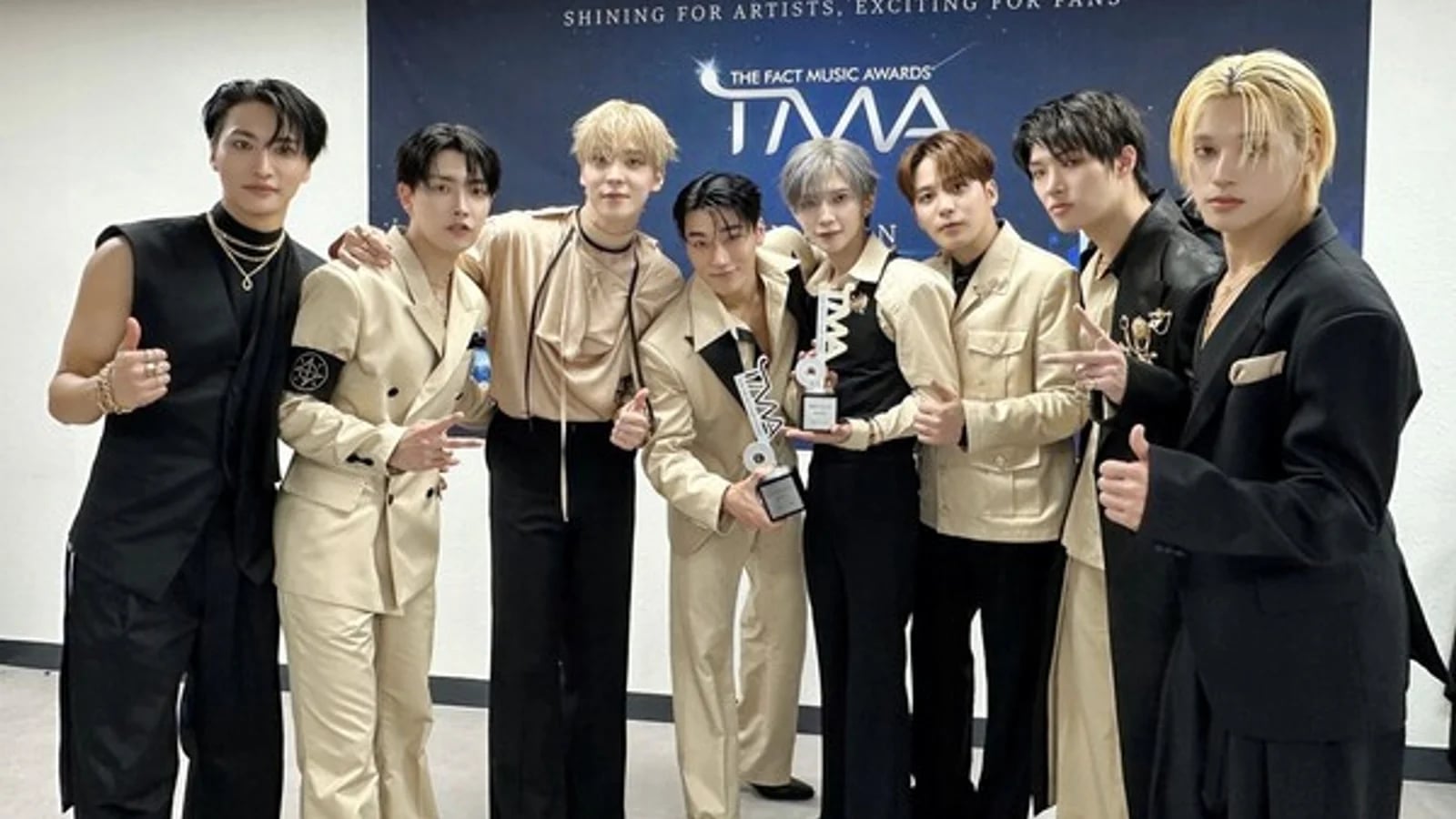 ATEEZ Wins Two Titles at '2026 The Fact Music Awards'... Secures Eighth Career Grand Prize