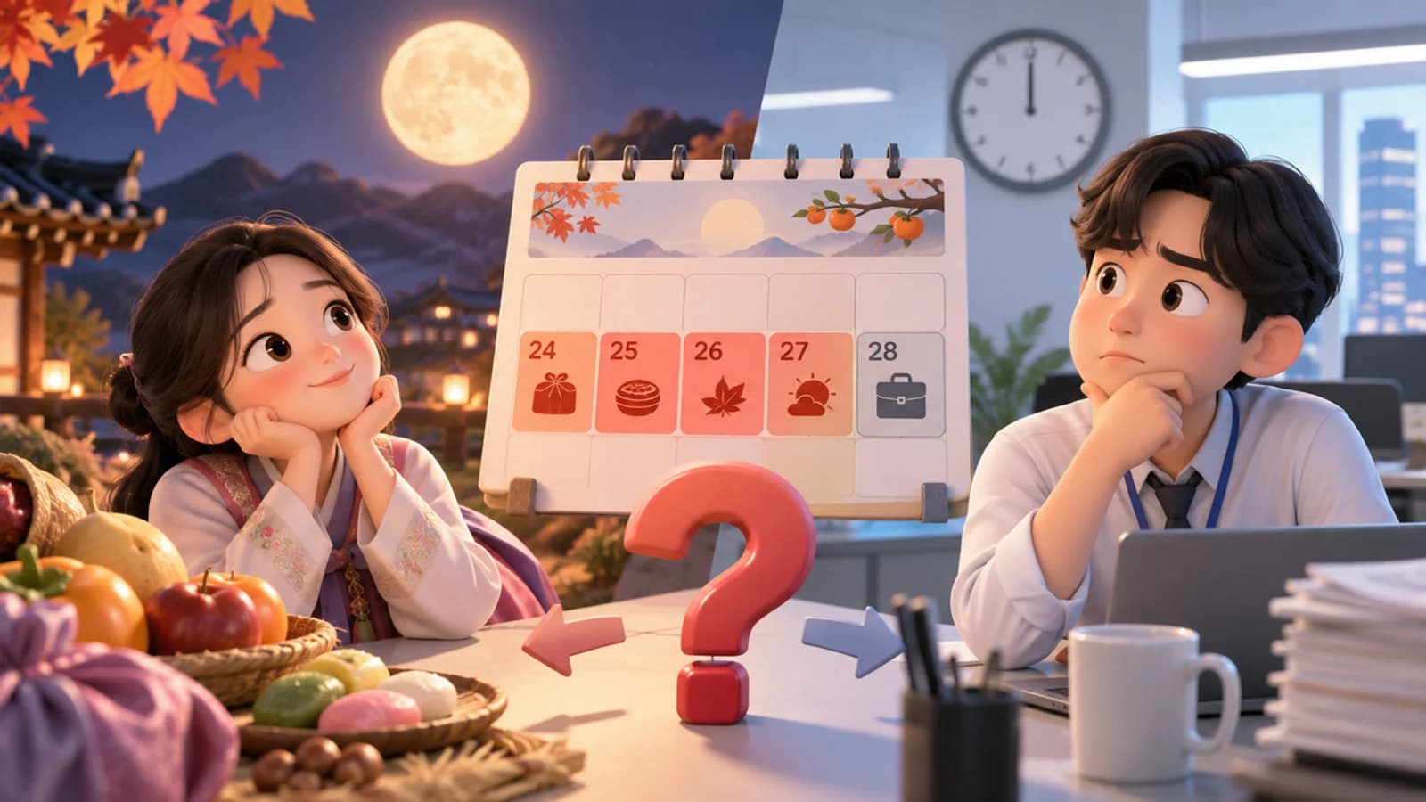 Will Monday, September 28 Be a Holiday for the 2026 Chuseok Break? A Regular Working Day, Not a Substitute Holiday, Sparks Heated Debate Over a Temporary Holiday Designation