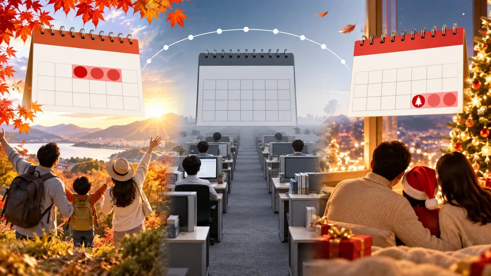 2026 Chuseok Holiday Is Four Days; Work Resumes September 28... National Foundation Day Substitute Holiday and How to Calculate Annual Leave