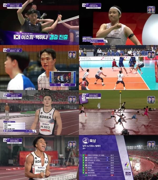 4×100m Relay Disqualified, Then Revived on Appeal... 38.43 Seconds Korean Record and Bronze Medal