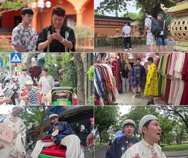 'This Is Hyunmoo Road': Jeon Hyun-moo and Lee Jun Experience Royal Costumes in Hue, Vietnam, and a 'Humiliating' Cyclo Ride... Disney+ Top 10