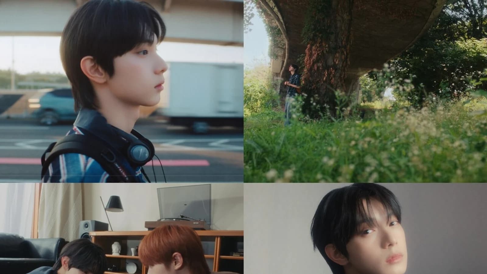 PLAY YOU Teases Comeback with Second Concept Film for Mini Album 'LOVEHOOD' — Choi Ripwoo and Kang Woojin Evoke a 'Youth Film' Under Sun Shower