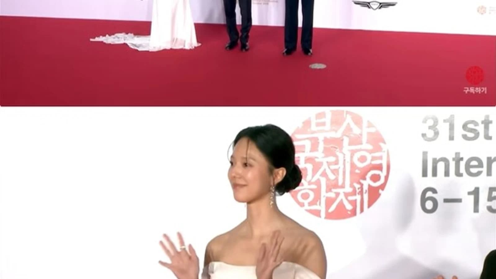 Jang Se-rim Attends 31st Busan International Film Festival Red Carpet... Starring Role in 'Traces of the Universe'