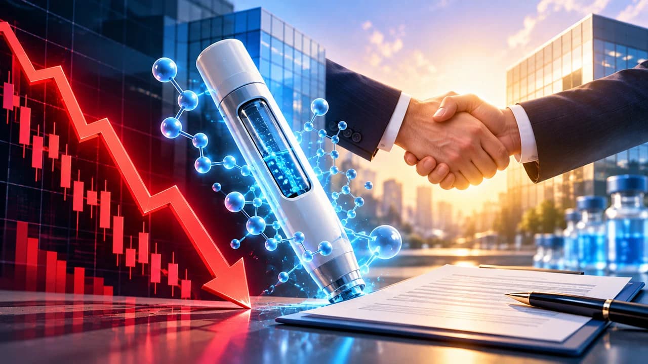 Peptron Hits Limit Down at 91,500 Won... "Eli Lilly Technology Evaluation Completed Normally, Commercialization Deal Not Necessarily Off"
