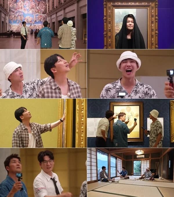 Jeon Hyun-moo Transforms into 'Jeon Mona-risa'... 'This Is Hyun-moo Road' Parodies Masterpieces at a Japanese Art Museum (Airing on the Night of the 11th)