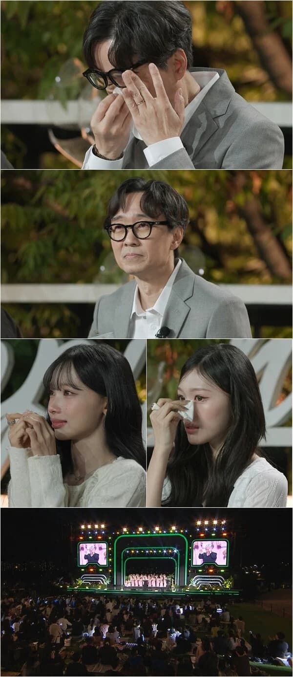 Jang Hang-jun Bursts Into Tears at the Ggotmae Youth Choir's Stage on 'Happy Together'... "I Never Expected to Cry Like This"