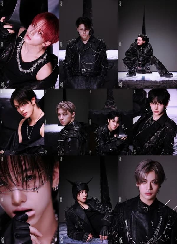 xikers Unveils Concept Posters for 8th Mini Album 'ROUTE ZERO : The CALLING' — Bold Transformation in Black Leather and Chains