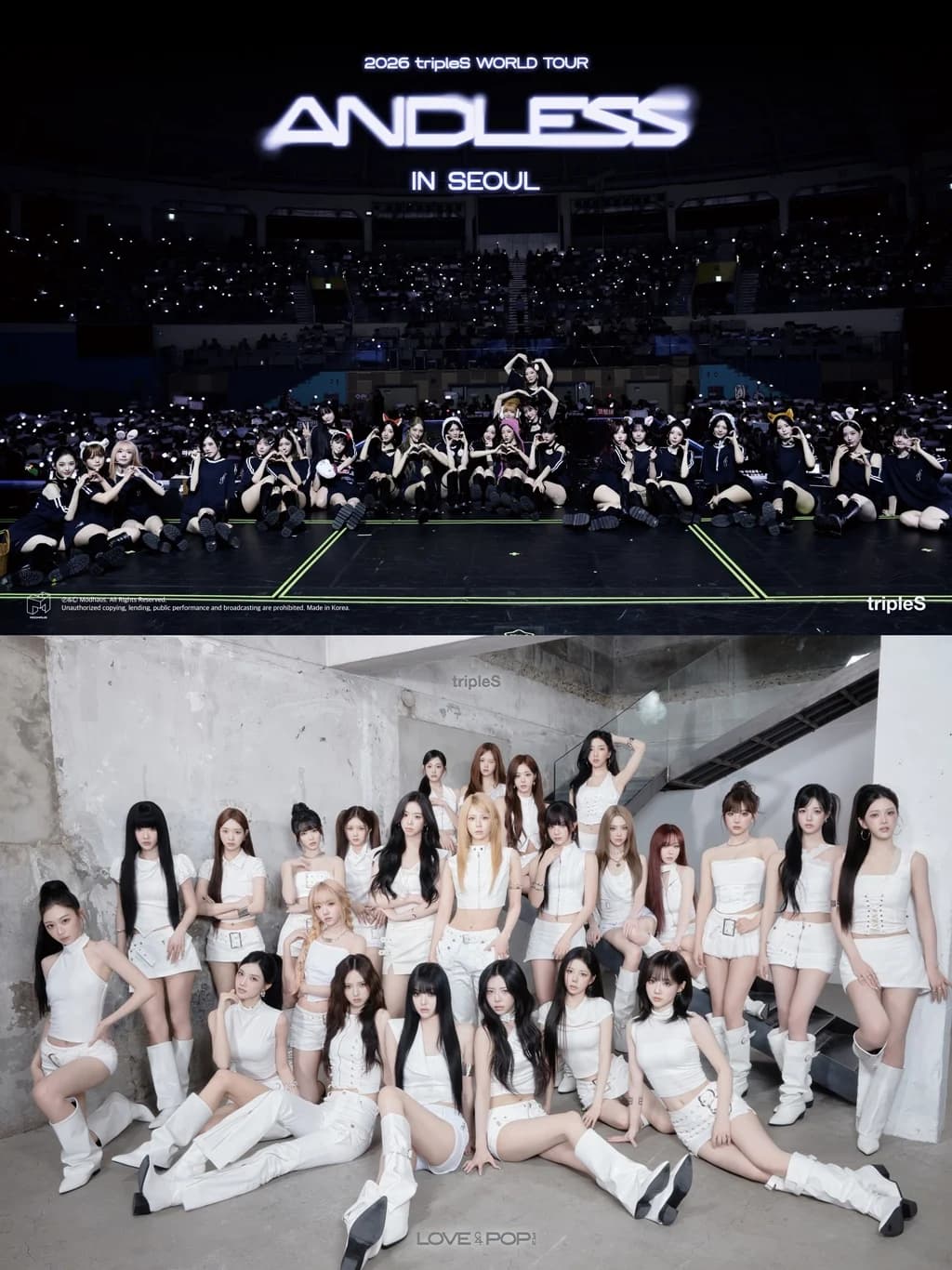 tripleS Wraps Up 24-Member Full Group World Tour 'ANDLESS' Seoul Concert in Success… New Song 'Andless' Out on the 16th