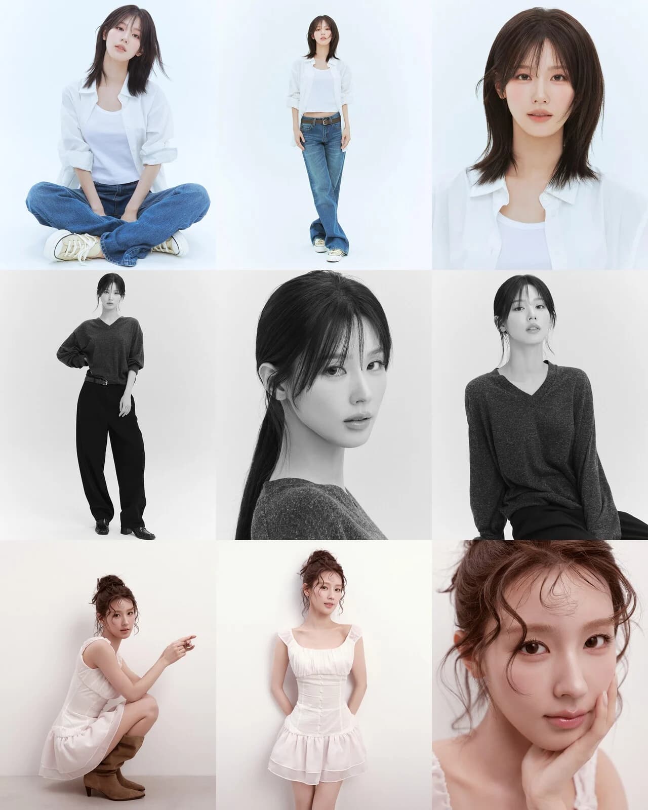 (G)I-DLE's Miyeon Reveals New Profile Pictures... Bobbed Hair and White Dress Complete Her 'Chameleon-Like Charm'