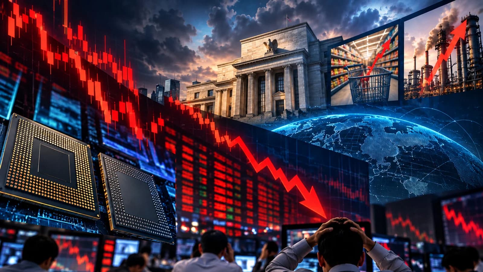 KOSPI and KOSDAQ Plunge Over 7% in Tandem; Samsung Electronics and SK hynix Fall by Double Digits — What Lies Ahead for Markets on the 16th After U.S. CPI and PPI Shock?