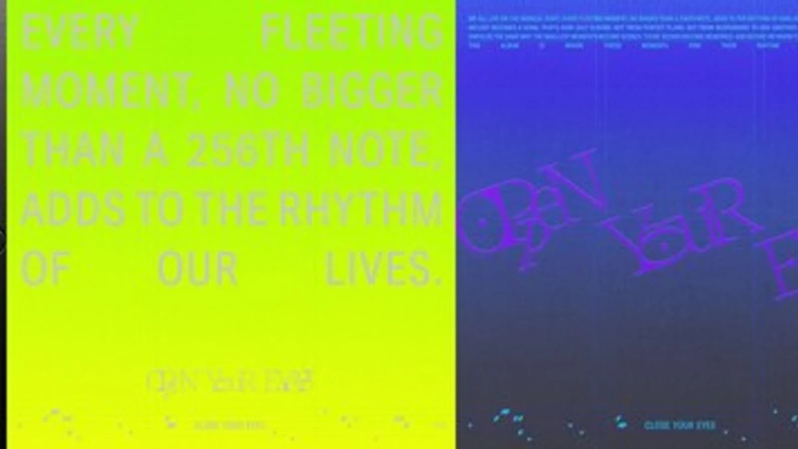 CLOSE YOUR EYES Releases 'Open Your Eyes' Remixes for Three Consecutive Weeks… Agwi, off the menu, and FKD Take Part