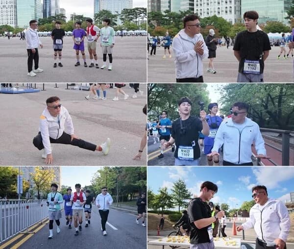 "Salimnam 2" Hwang Young-jo Personally Supports Park Seo-jin, Ahn Sung-hoon, Shin Seung-tae, and Jae-ha's Half Marathon... "Safety First Over Records"