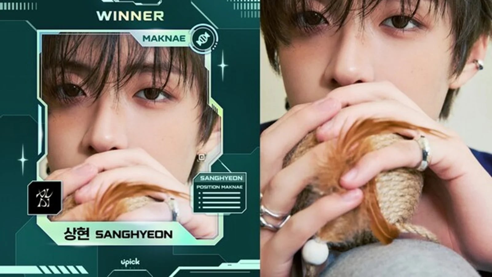 ALPHA DRIVE ONE's Sanghyeon Tops UPICK 'Best Position Match-Maknae' Vote, Beating EXO's Sehun to Become K-pop's Representative Maknae