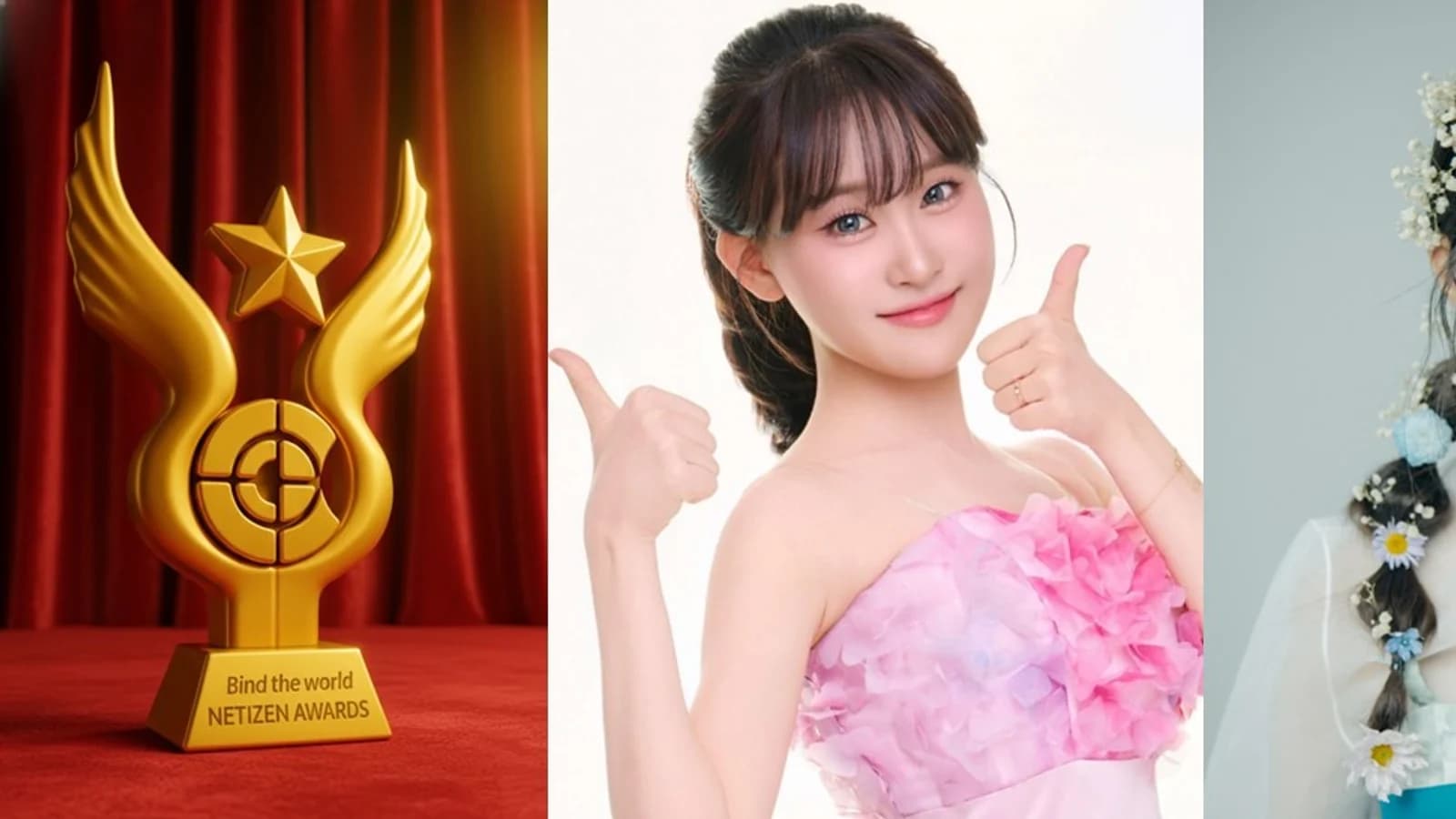 Kim Da-hyun and Bin Ye-seo's Duet Stage of 'The Station'... Harmonies of Parting and Waiting, Ranking High Together at the October Netizen Awards